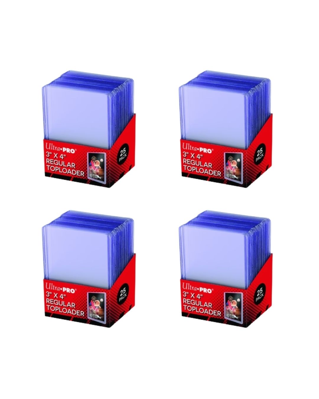 Toploader 3"x4" (100pz) - Lotto Protezione Carte