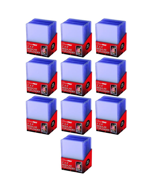 Toploader 3"x4" (250pz) - Scorta MAXI Protezione Rigida Collezionismo