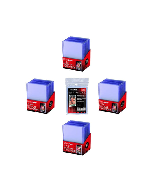 Starter Kit Spedizione: 100 Penny Sleeves + 100 Toploader (1+4)