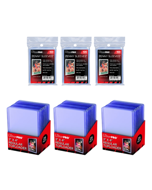 Bundle Trader: 300 Penny Sleeves + 75 Toploader (3+3)