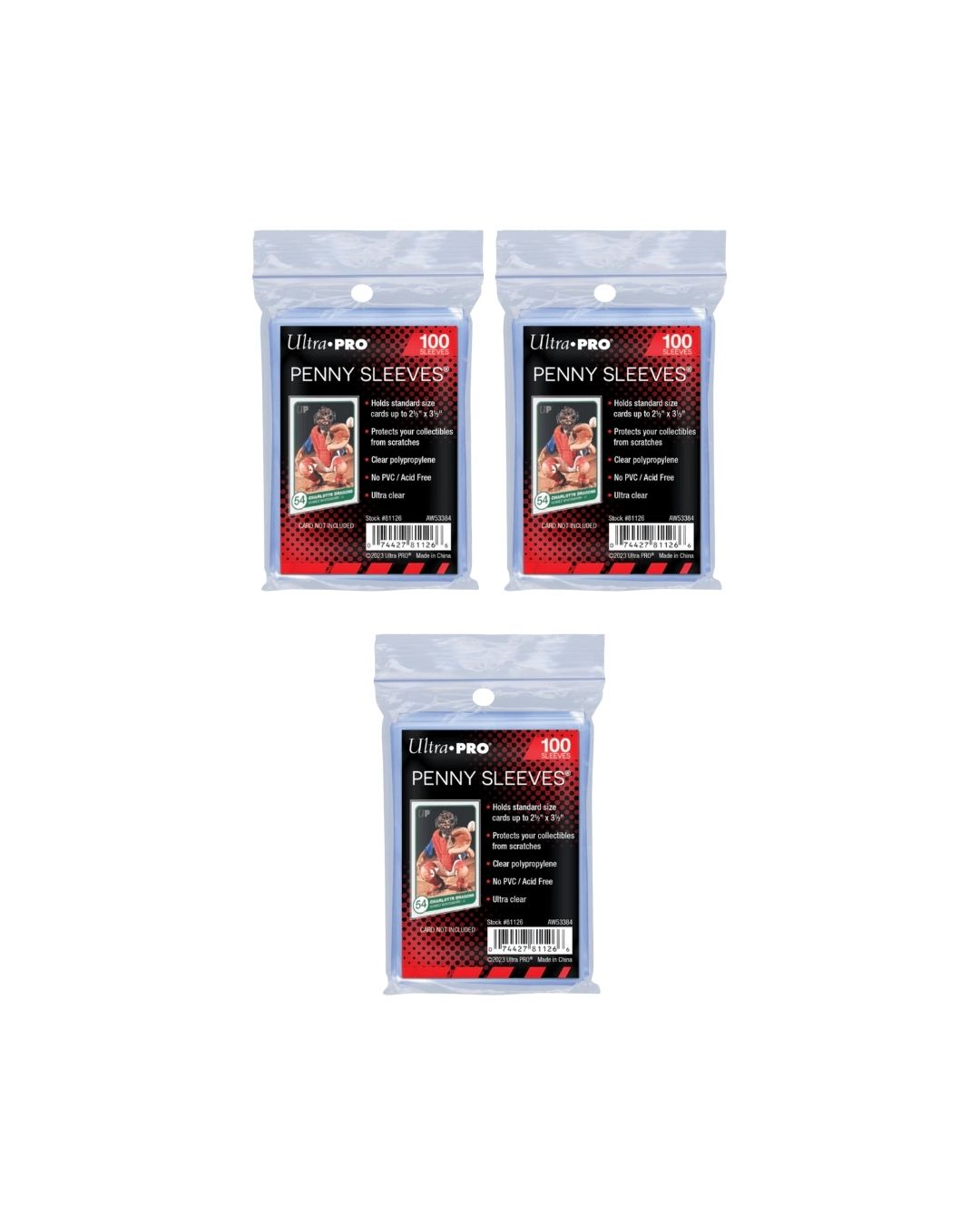 Penny Sleeves (300pz) - Bundle Bustine Protettive Morbide