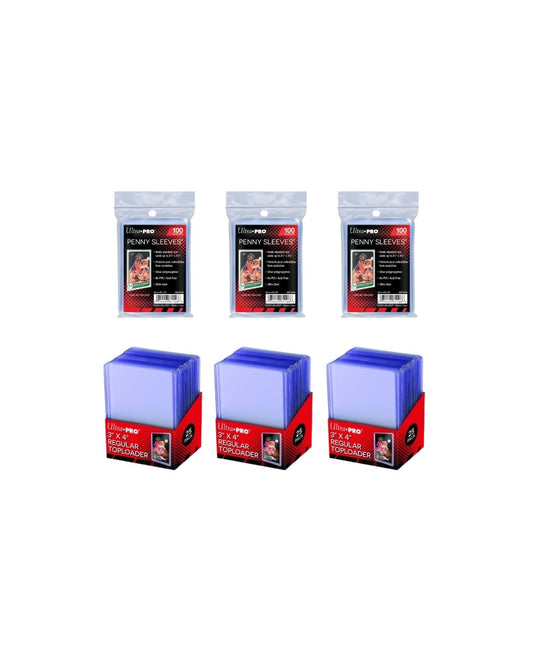 Bundle Trader: 300 Penny Sleeves + 75 Toploader (3+3)