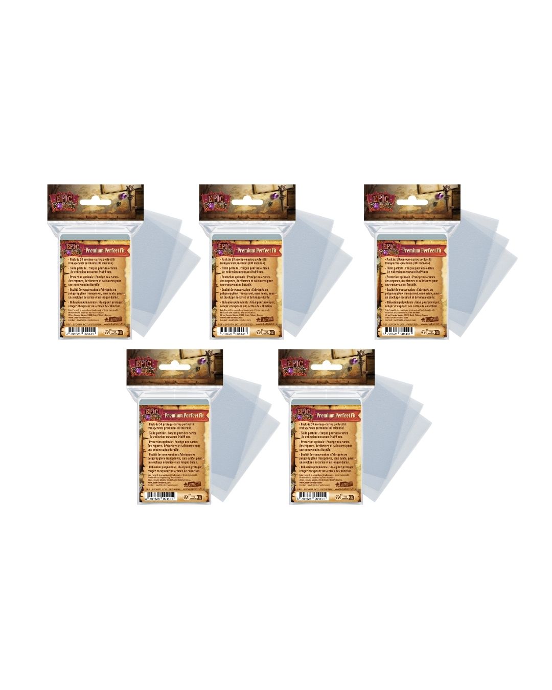 Epic Forge Perfect Fit (500pz) - Scorta Inner Sleeving TCG