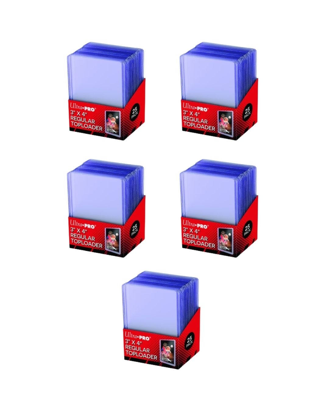Toploader 3"x4" (125pz) - Lotto Rivenditori Protezione Carte
