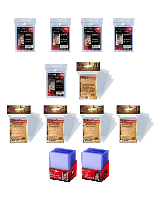 Master Collection (5+5+2): 500 Inner + 500 Penny + 50 Toploader