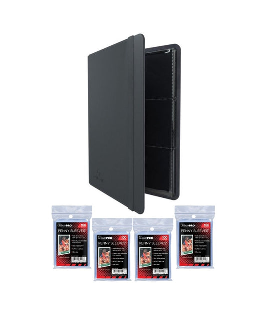Kit Completo Collezione TCG - Album Gamegenic 18-Pocket + 400 Penny Sleeves Ultra Pro