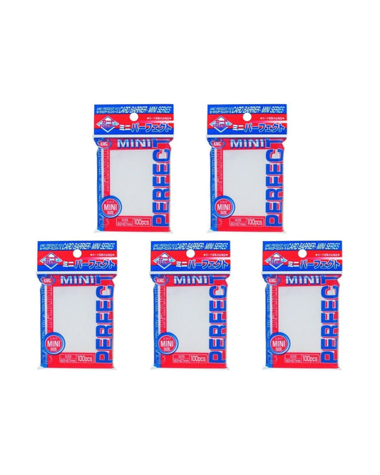 KMC Card Barrier Perfect Size Mini - 5x100 Buste Protettive per Yu-Gi-Oh! - 60x87mm
