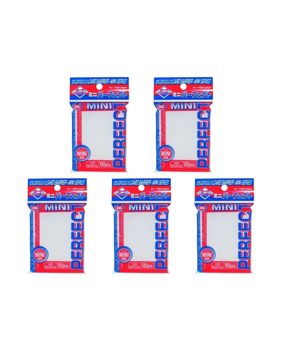 KMC Card Barrier Perfect Size Mini - 5x100 Buste Protettive per Yu-Gi-Oh! - 60x87mm